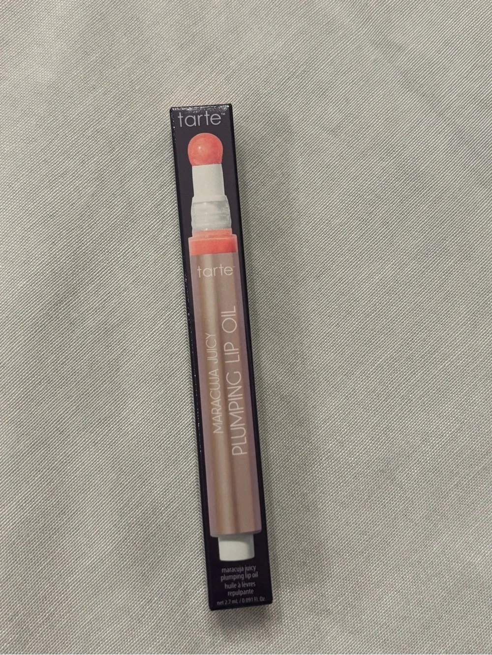 NEW Tarte Maracuja Juicy Plumping Lip Oil Petal Full Size Hydrating Glossy Lip